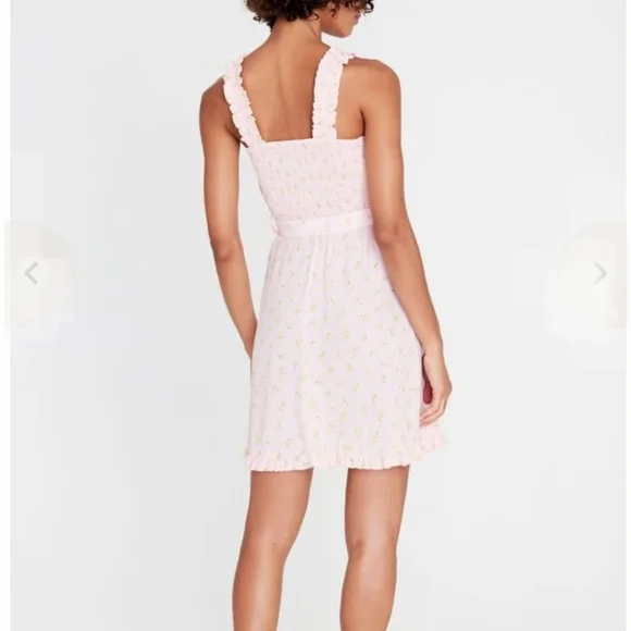 Faithful the Brand Midsummer Dress Pink Luda Floral Print - Picture 11 of 16